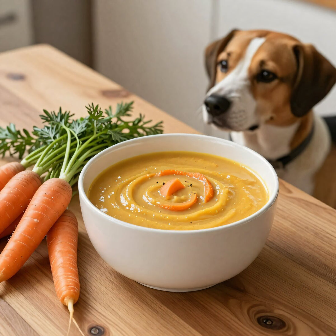 Morosche Karottensuppe für Hunde: Hausmittel bei Durchfall