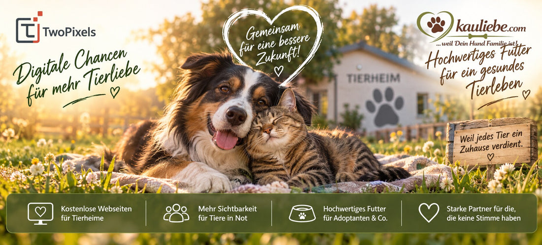 Gemeinsam für Tierheime: kauliebe und TwoPixels helfen Hunden in Not