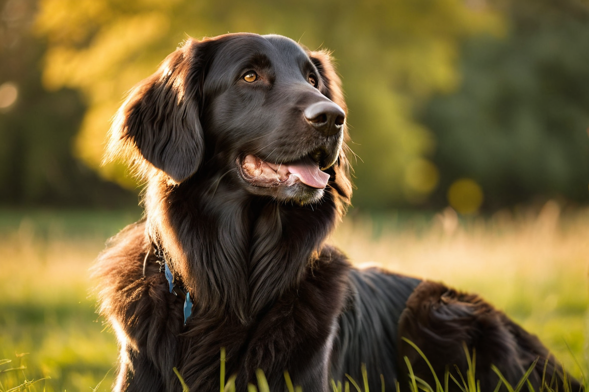 Flat-Coated Retriever – Hunderasse im Portrait