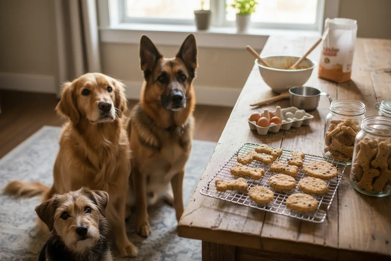 Gesunde Hundeleckerlis selbst backen – 5 schnelle Rezepte zum Nachmachen - kauliebe.com