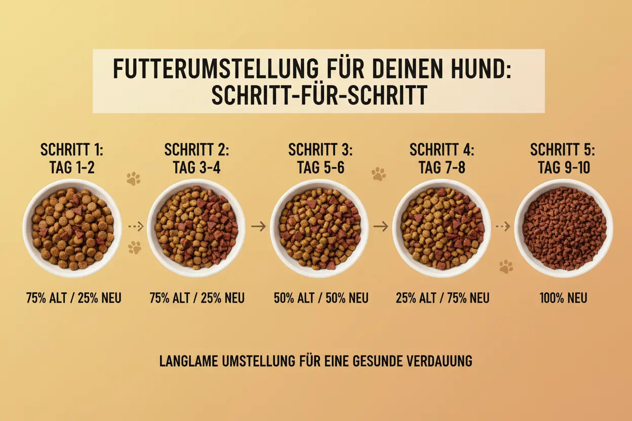 So klappt die Futterumstellung beim Hund ohne Probleme - kauliebe.com