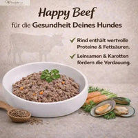 Happy Beef - Rind mit Karotte, Birne & Grünlippmuschel (6x800g): Ansicht 4