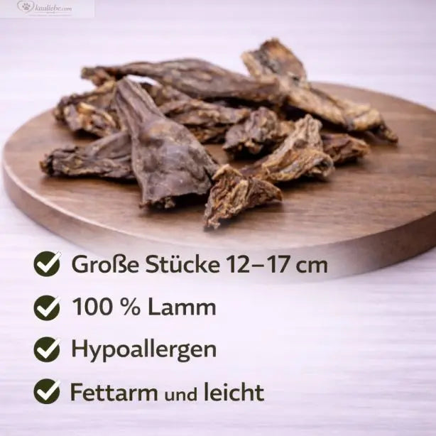 Große Lammlunge Stücke von NANDOO, saftig und zart, präsentiert in detailliertem Bild auf frischer Fleischware.