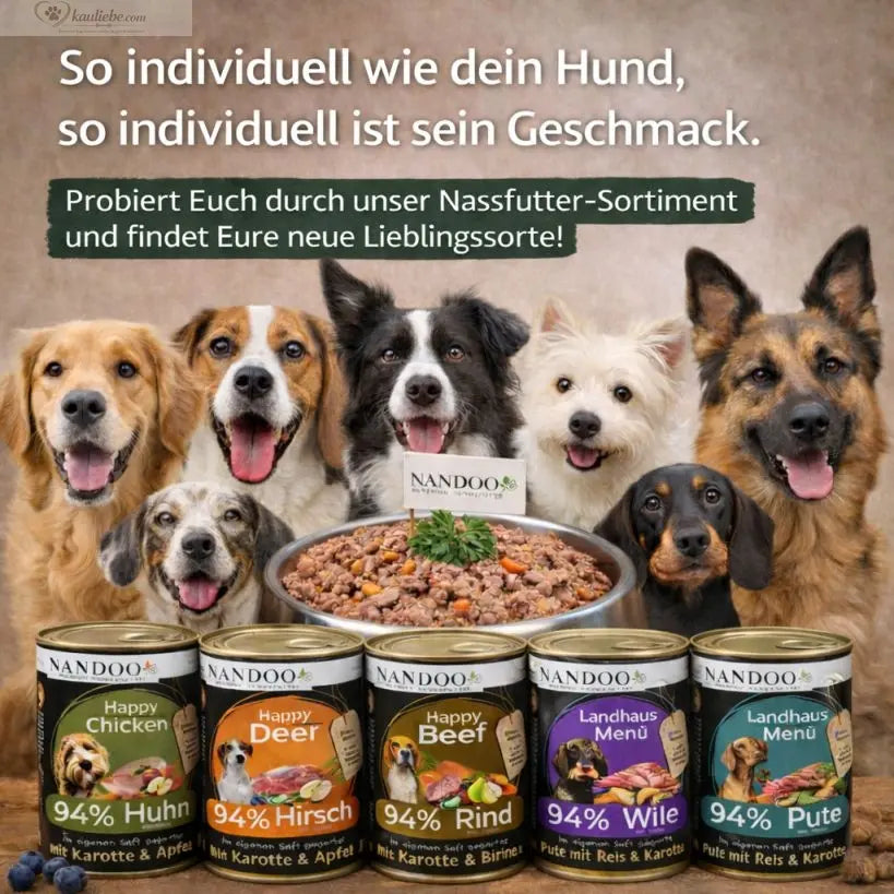 MIX-Paket aus 5 x 800 g NANDOO