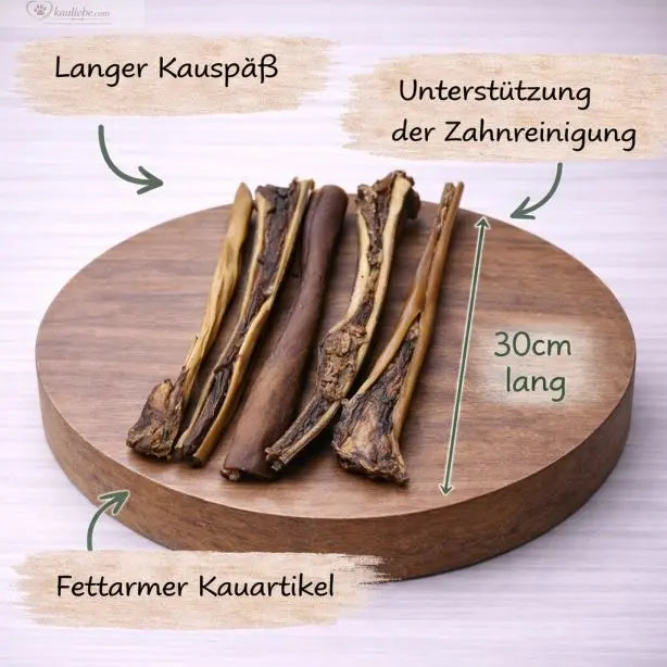 Rinderkopfhaut Stangen 25-30cm NANDOO