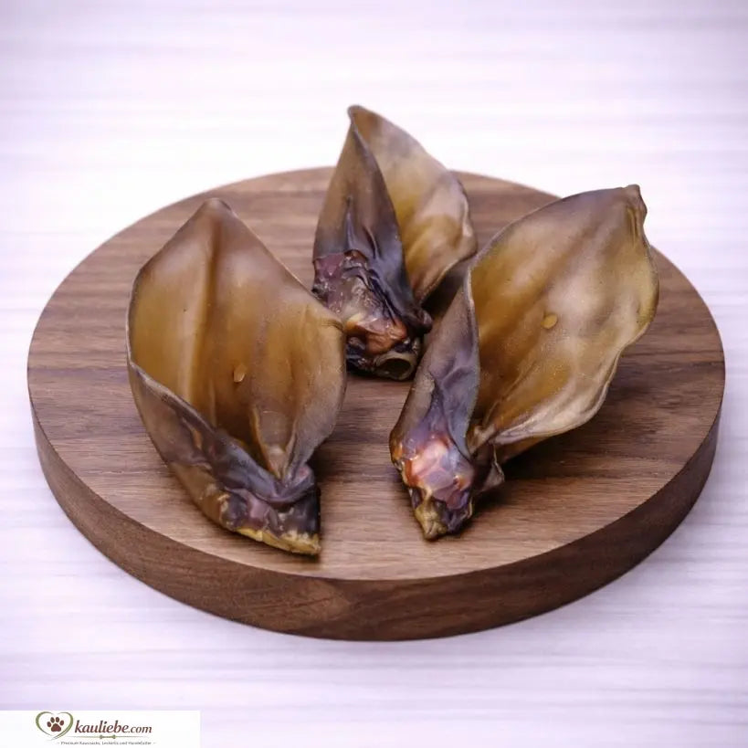 Rinderohren natur mit Muschel NANDOO