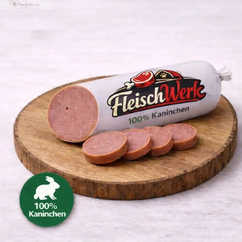 Trainingswurst Kaninchen 100g FleischWerk