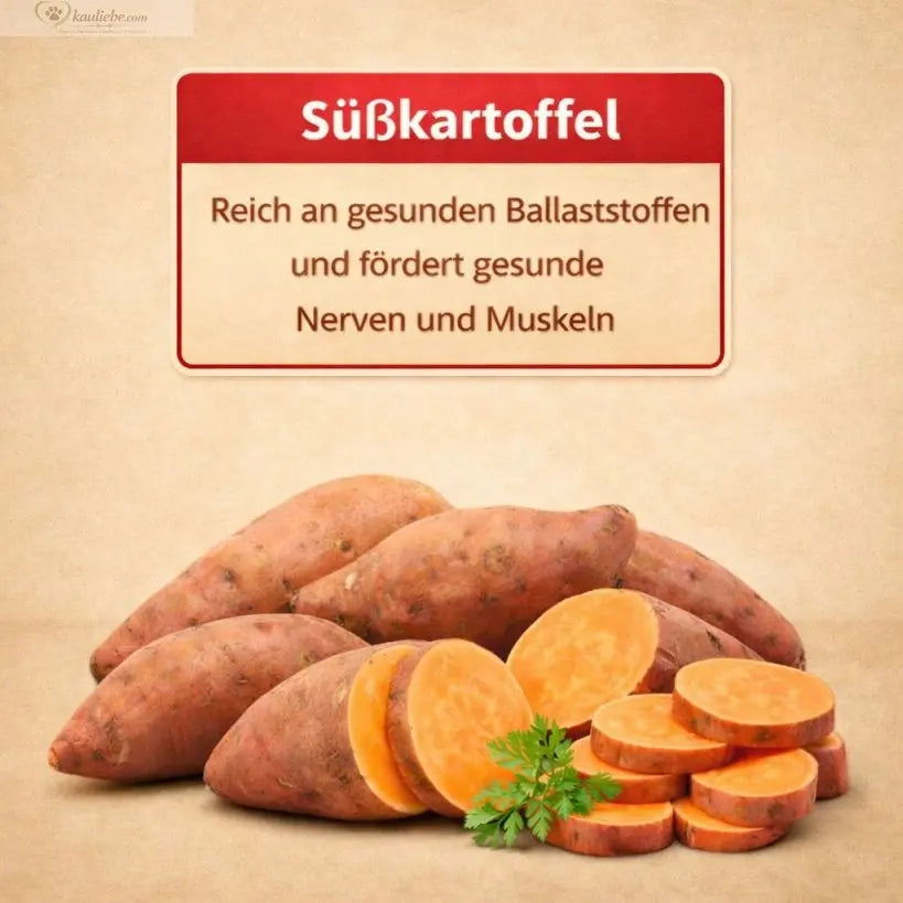 Hundefutter von NANDOO mit Lamm und Gemüse, getreidefreies Trockenfutter mit Lammfleisch und Süßkartoffeln, natürliche Tiernahrung