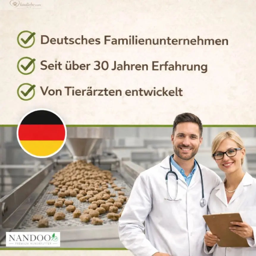 Lachs mit Gartengemüse (Welpen große Rassen) NANDOO