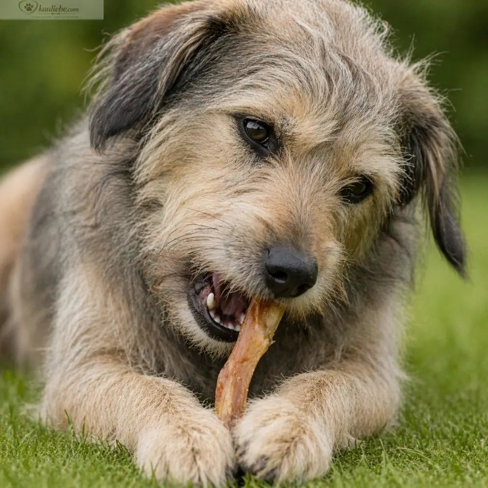 Ziegensehnen für Hunde, 250g, von NANDOO, frische und hochwertige Sehnen aus Ziegenfleisch, ideal als Hundesnack.